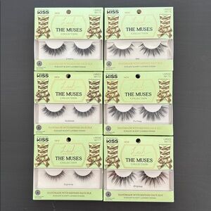 Kiss The Muses Collection Faux Silk Eyelashes - 6 Sets